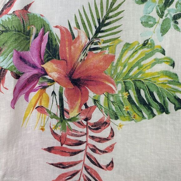 Lungo L'Arno Womens Sundress Size Small 100% Italian Linen Dress Hawaii Resort - Picture 6 of 12